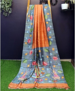 Pure Tusar Saree - A72