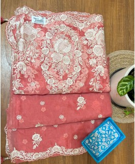 Orgnza saree