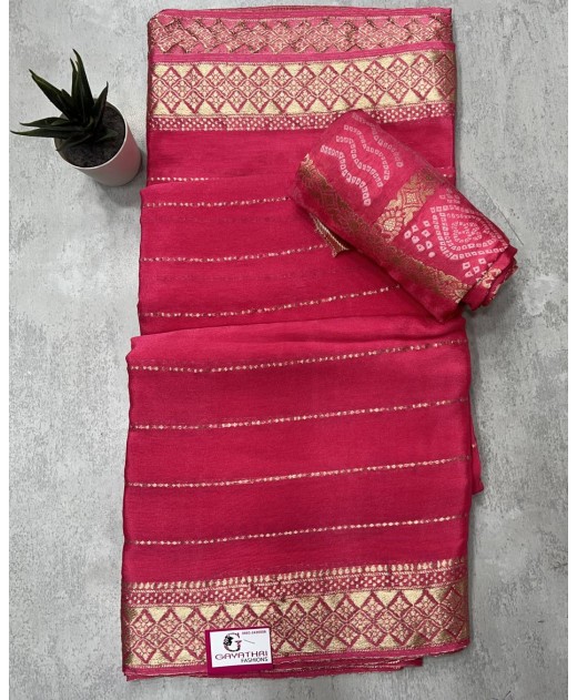 chinon saree