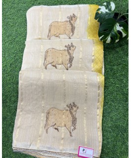 Tissue georgette  saree