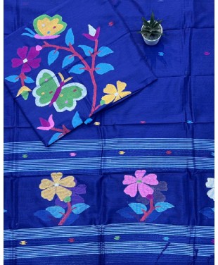 Khadhi jamdani dress material
