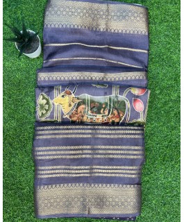 Mysore crape saree 