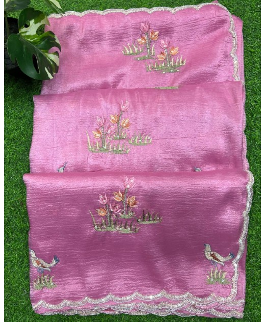 Russian silk saree