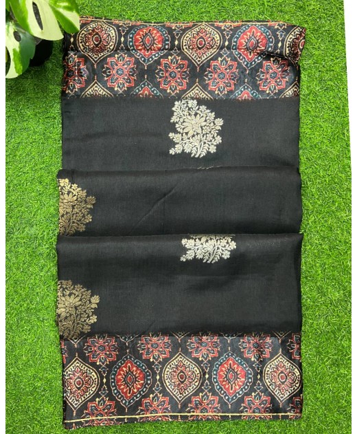 MUNGA AJRAKH SAREE