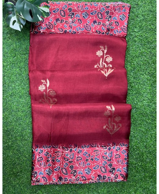 MUNGA AJRAKH SAREE