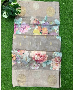 Munga mushroo  saree