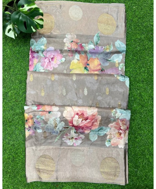 Munga mushroo  saree
