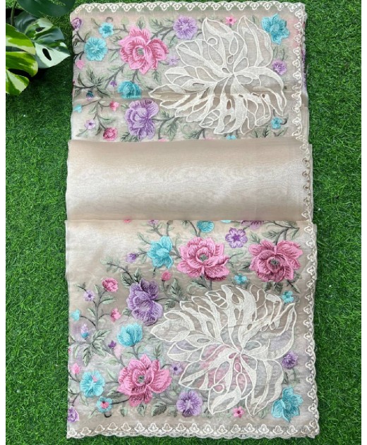 Tissue saree