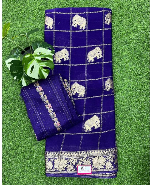 chinon saree