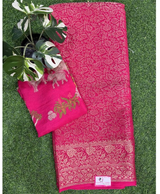 Silk  Jacquard  saree