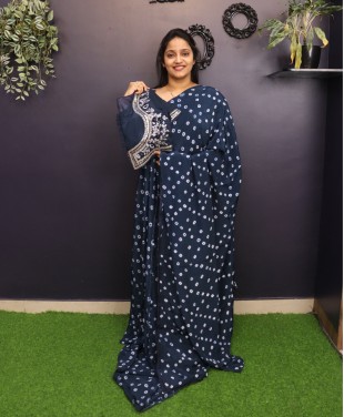 soft organza designer saree