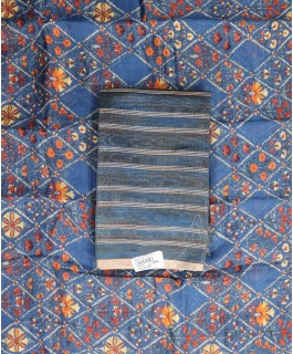 Pure Chanderi Dress Materials - Grey Color - G285