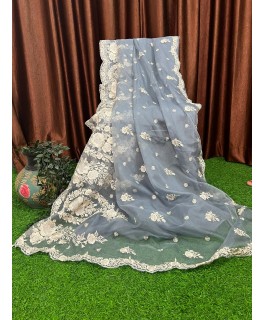 Orgnza saree
