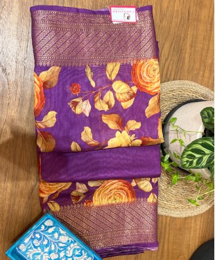 chiniya silk saree