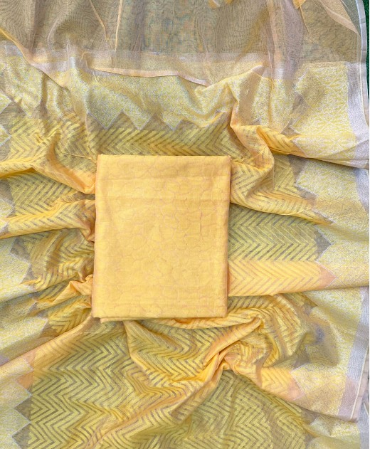 Banaras jute net dress materials