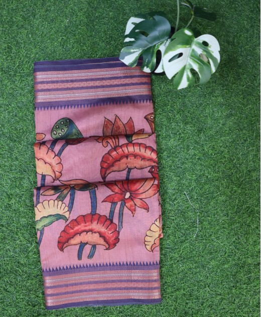 Semi Tussar saree